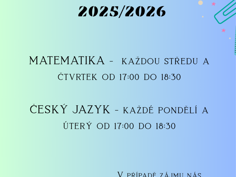 Doučování ve Znojmě